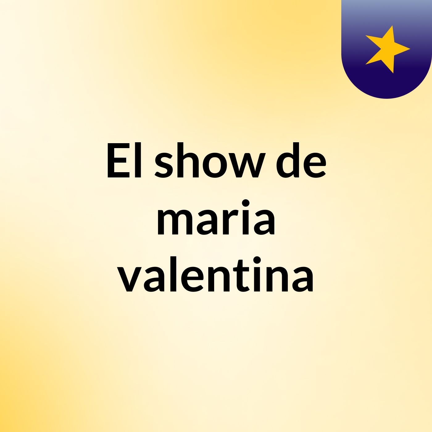 El show de maria valentina cover art