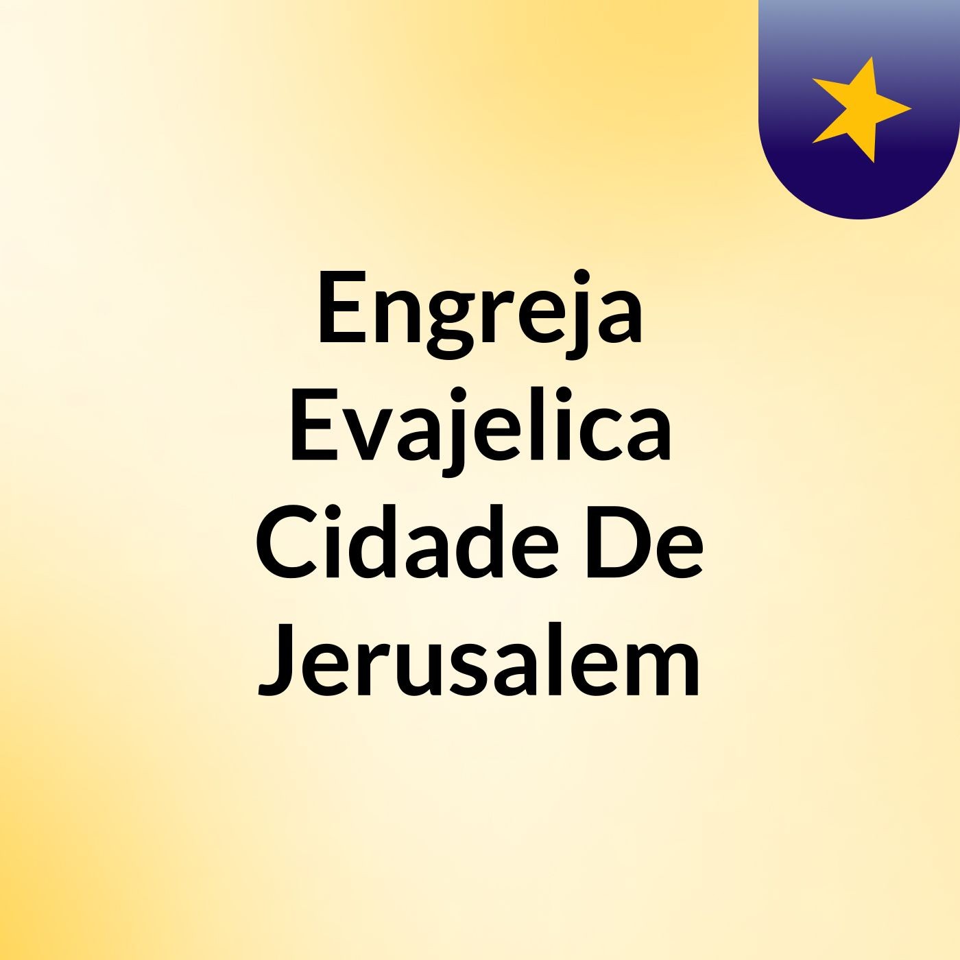 Engreja Evajelica Cidade De Jerusalem