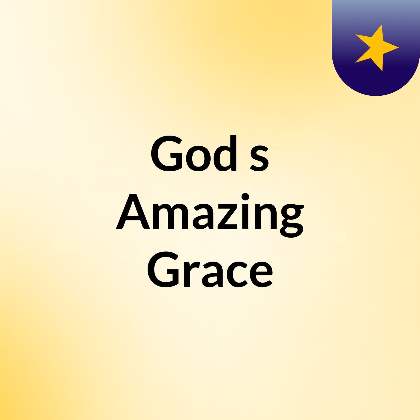 God's Amazing Grace podcast artwork