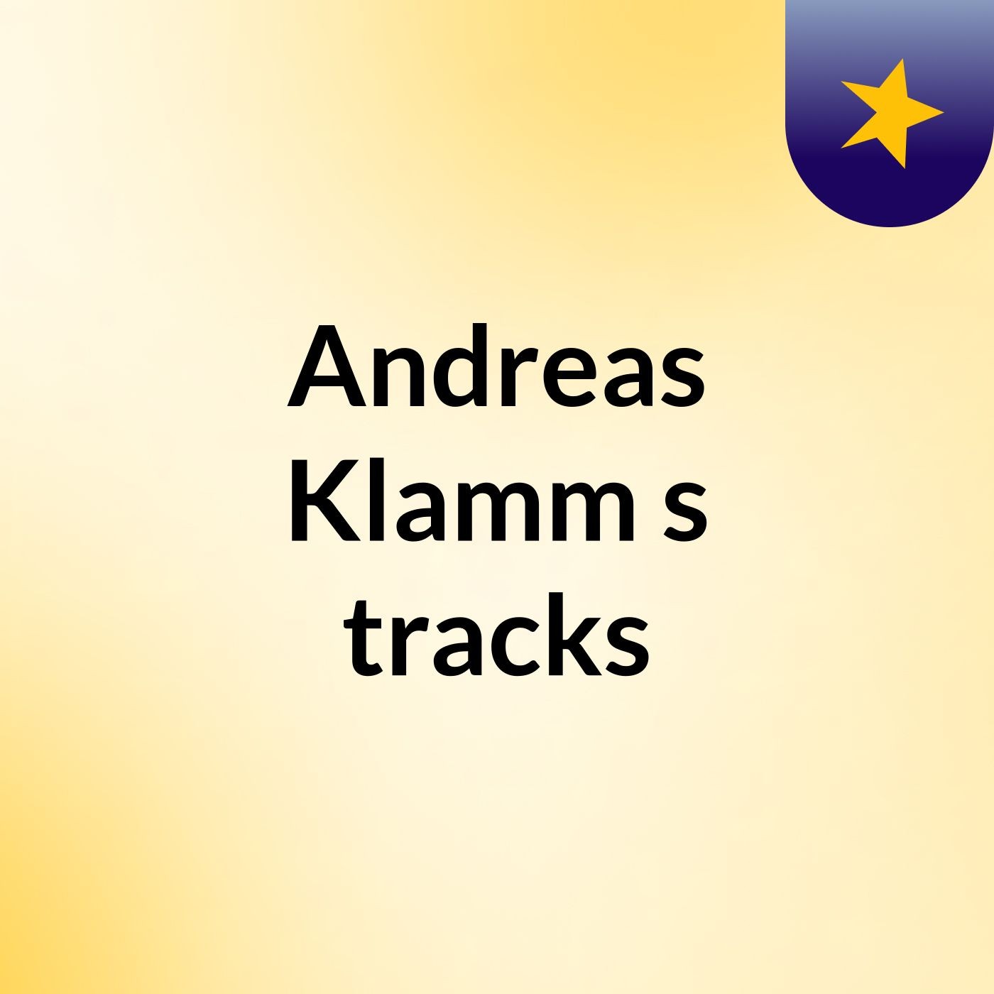 Andreas Klamm's tracks
