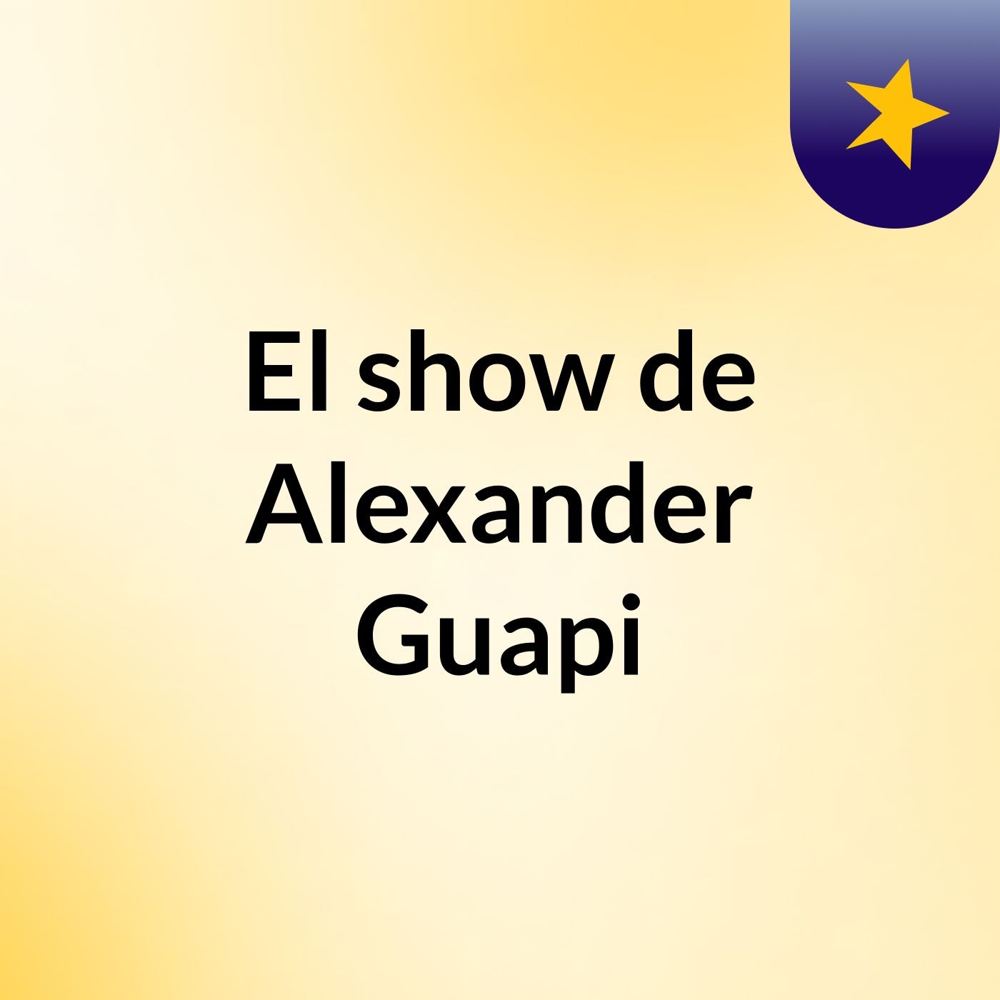 El show de Alexander Guapi