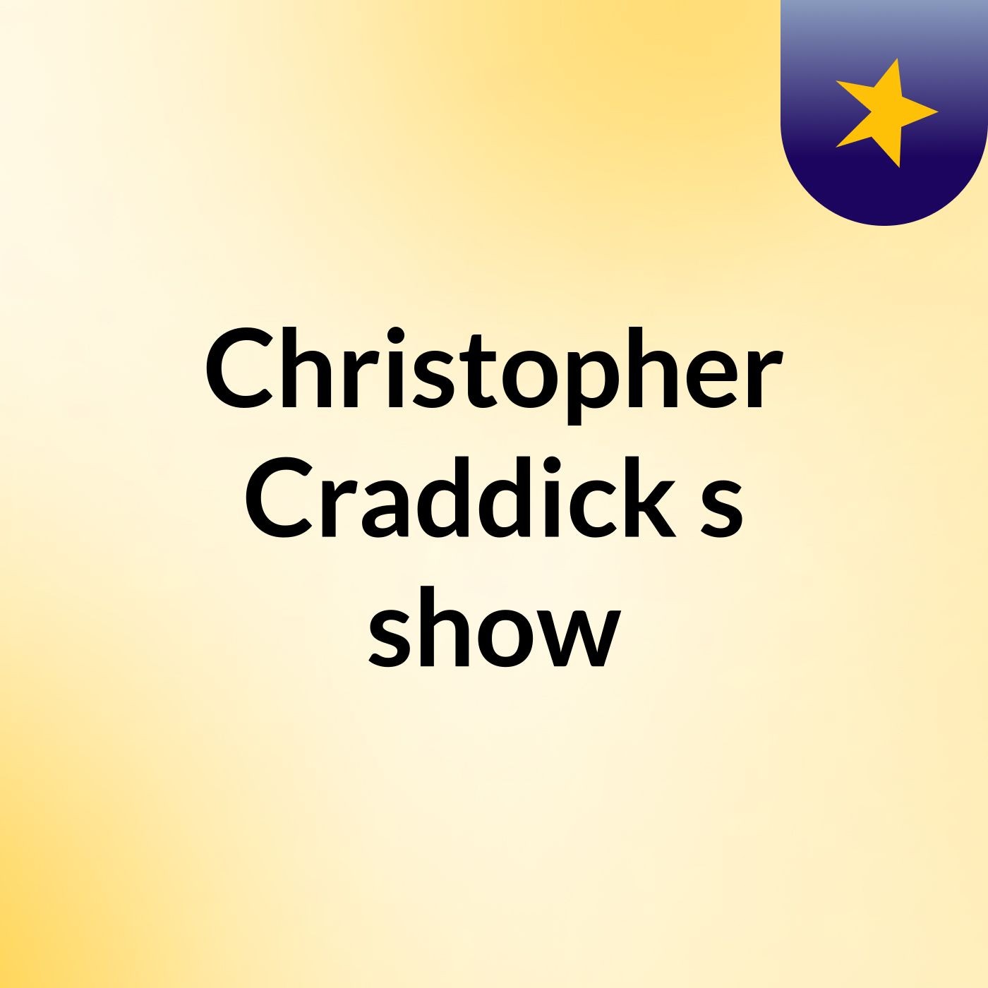 Christopher Craddick's show