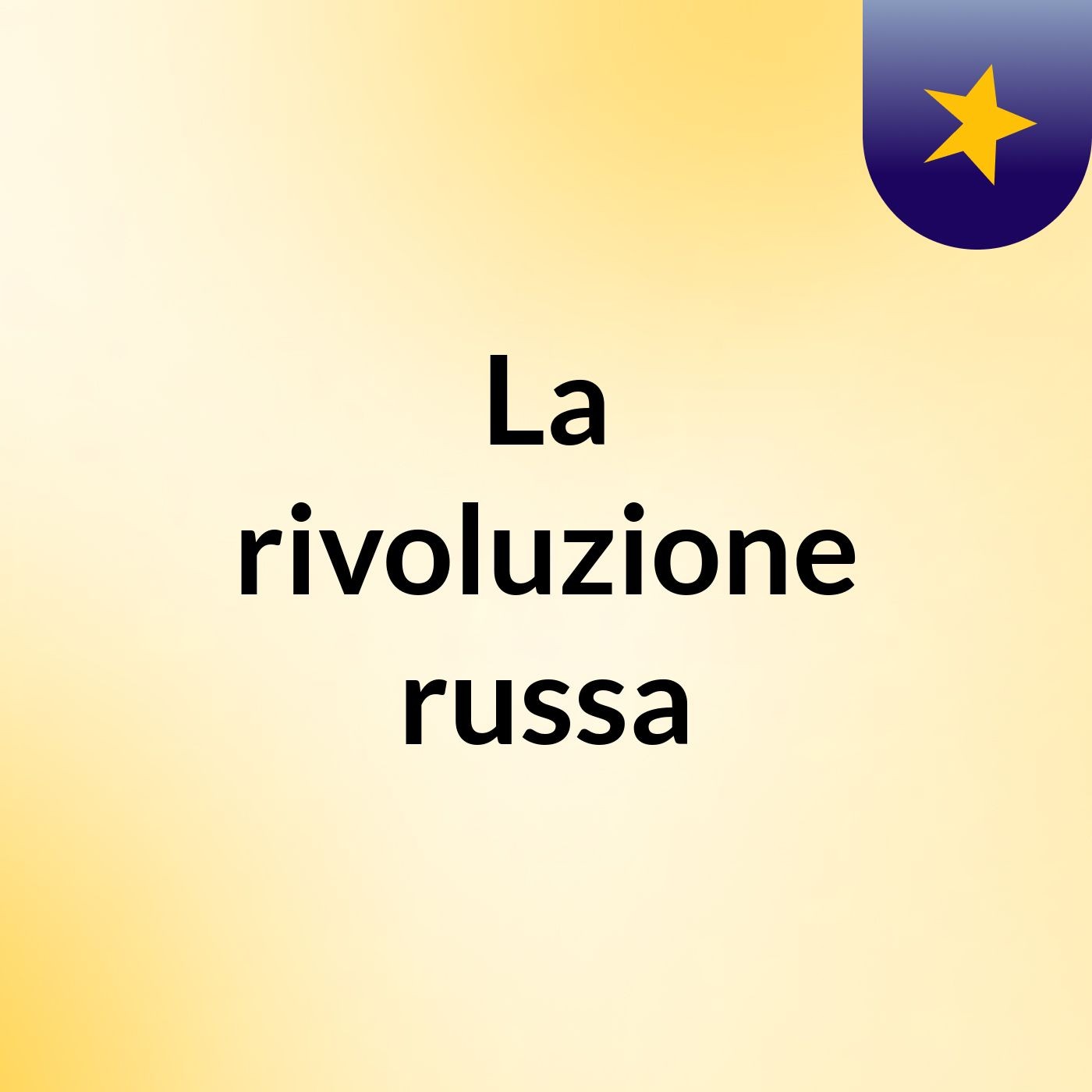 La rivoluzione russa podcast artwork
