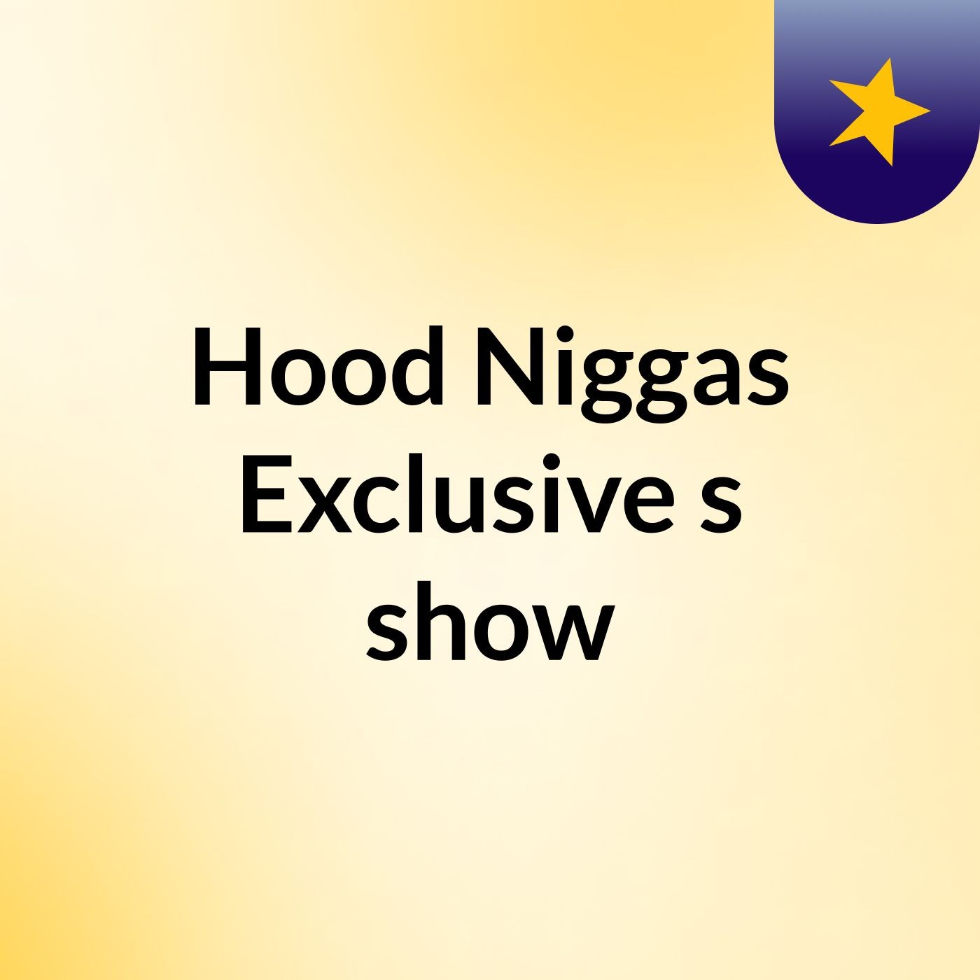 Hood Niggas Exclusive's show