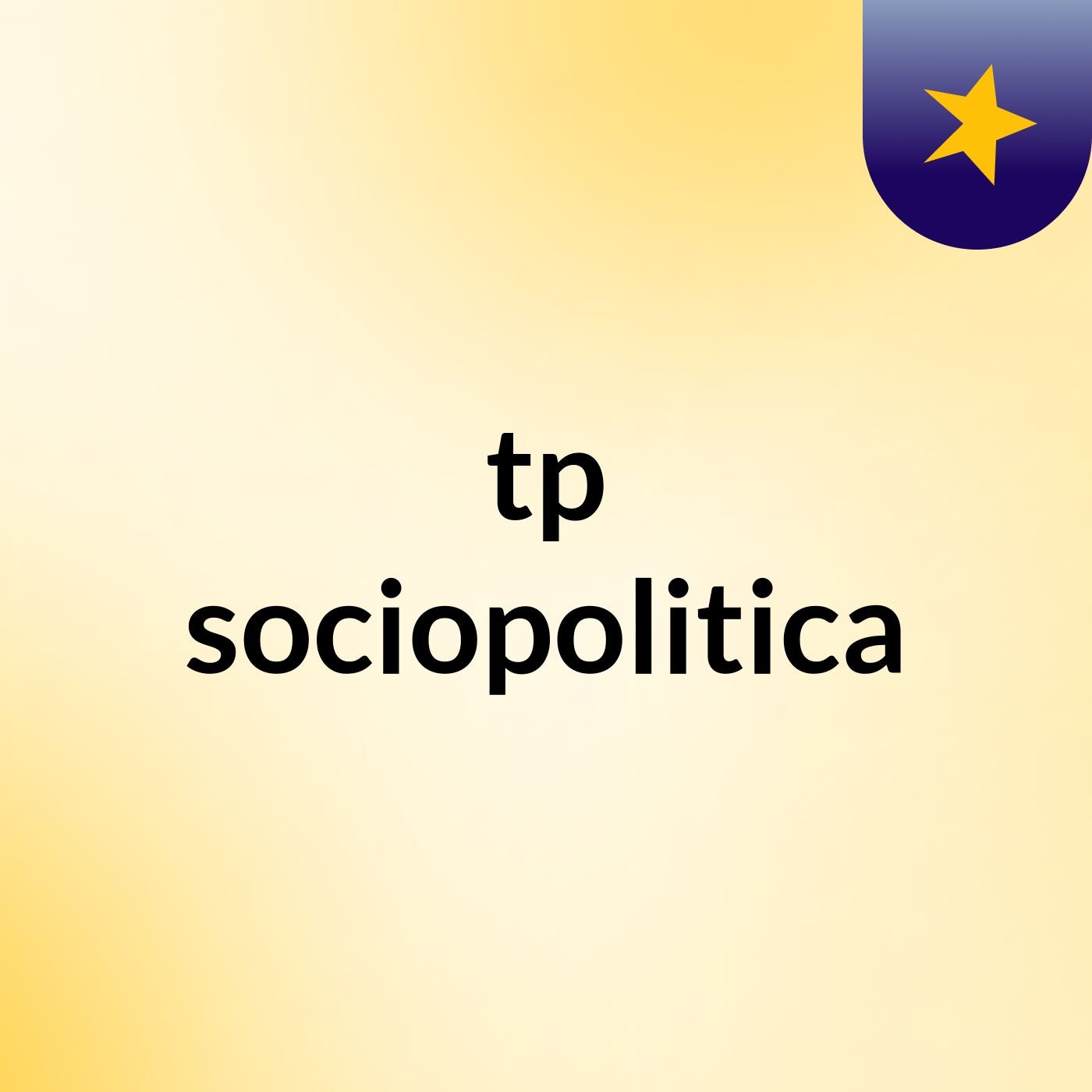 tp sociopolitica