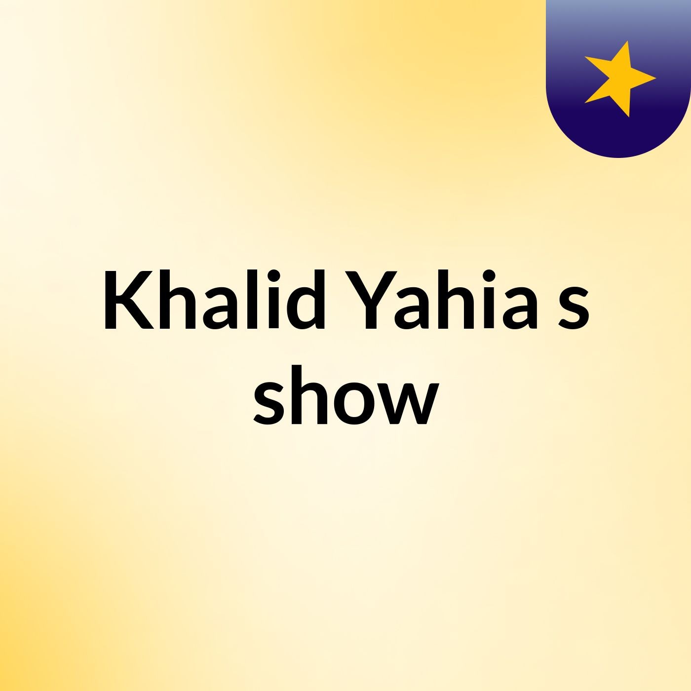 Khalid Yahia's show