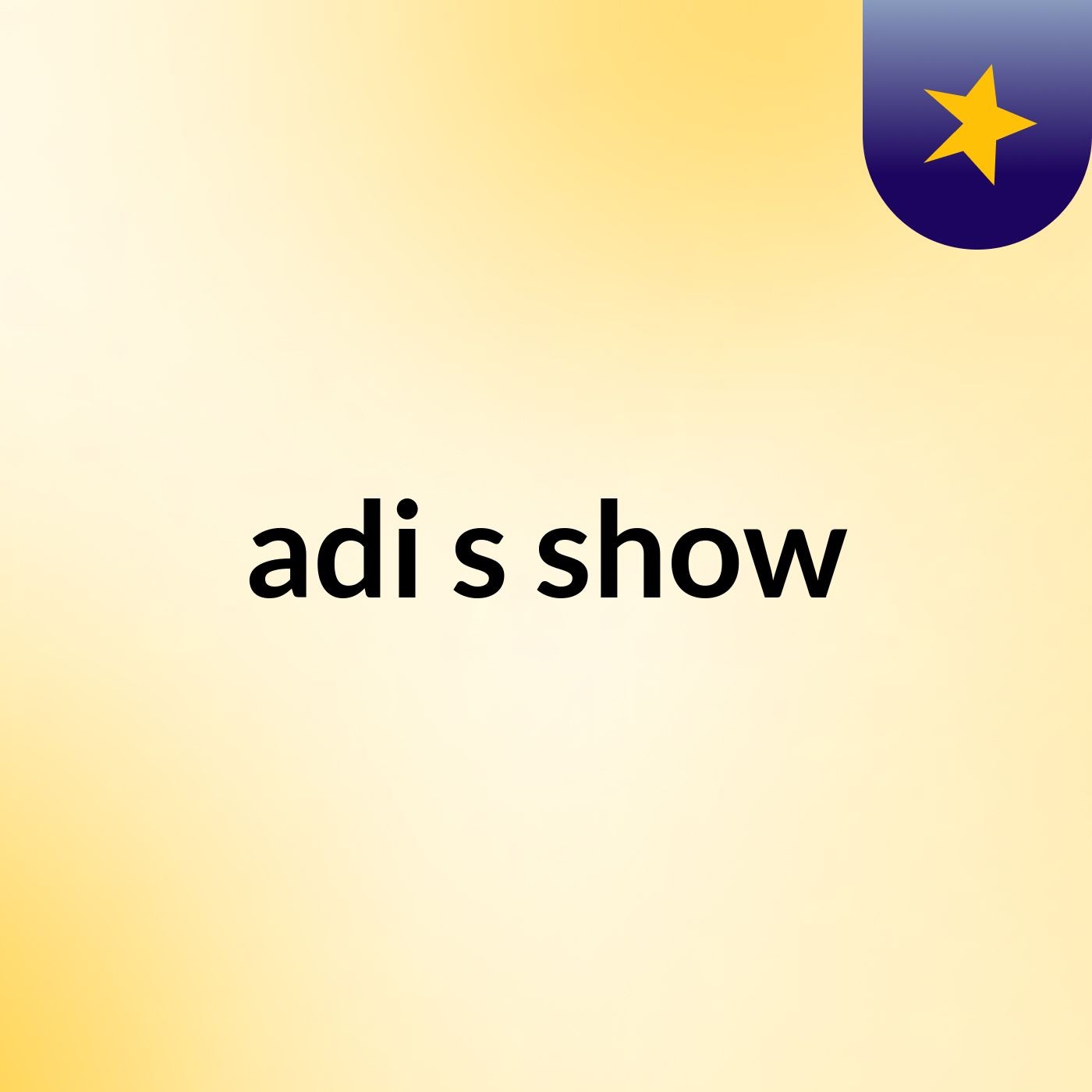 adi's show cover art