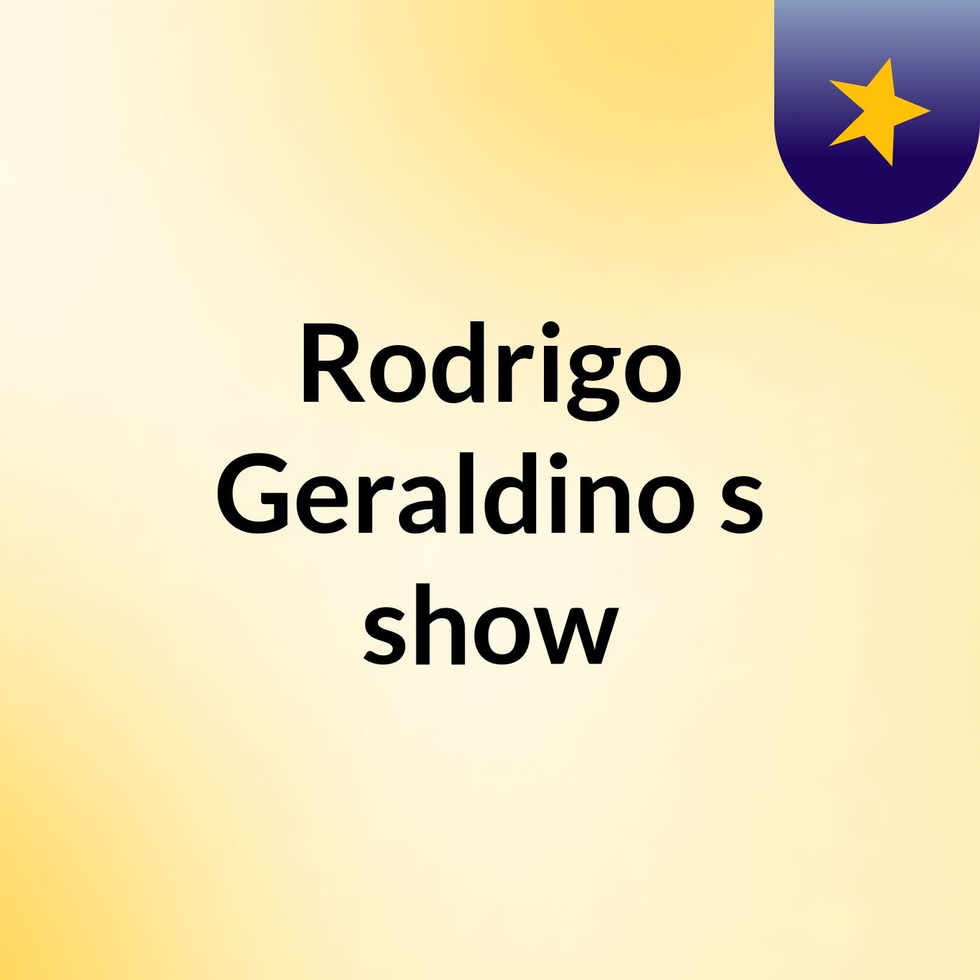 Rodrigo Geraldino's show