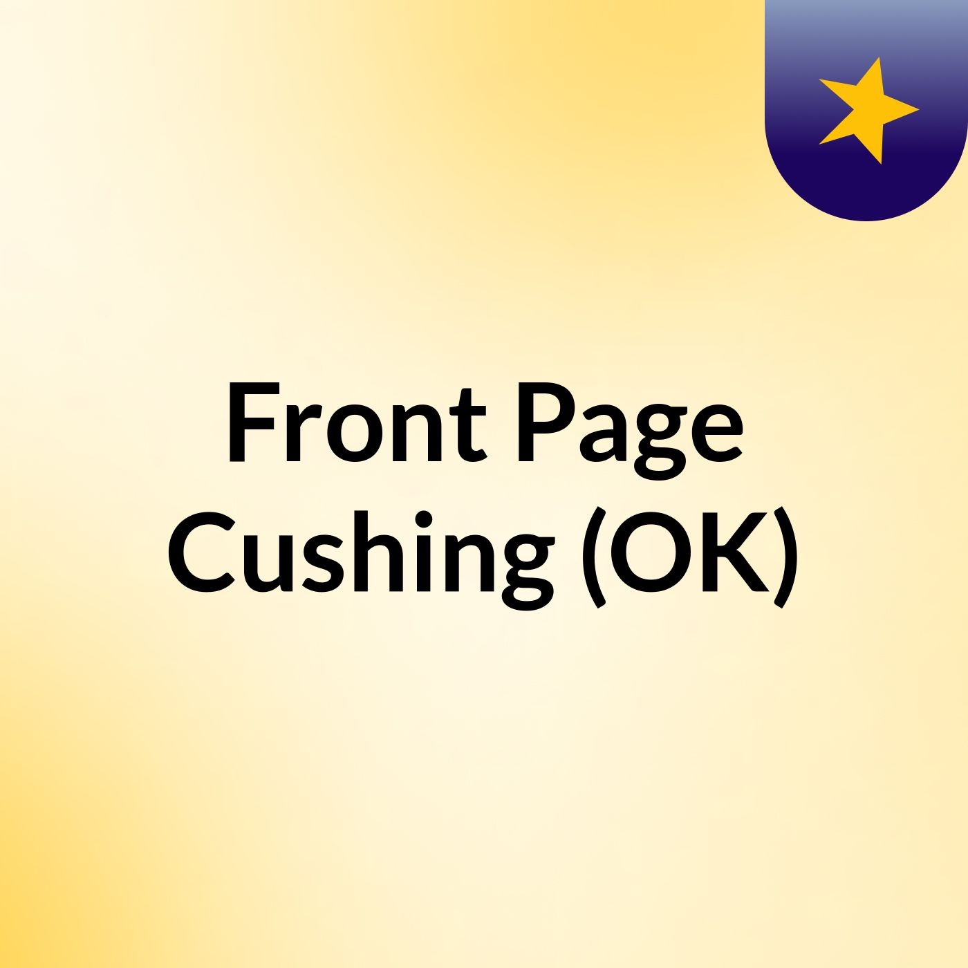 Front Page Cushing (OK) Front Page Cushing (OK)
