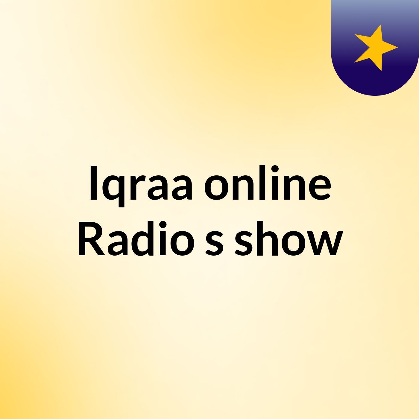 Iqraa online Radio's show