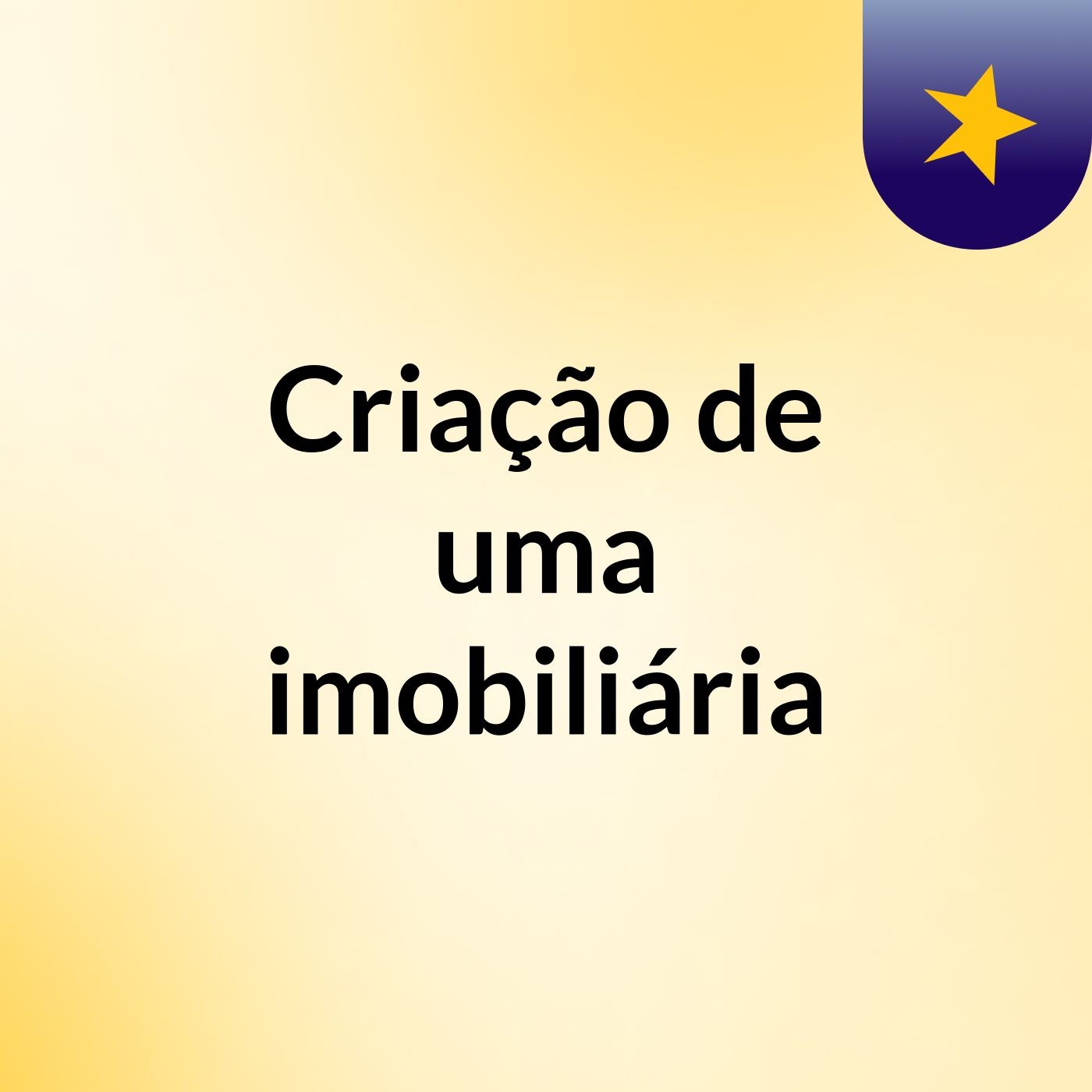 Criação de uma imobiliária