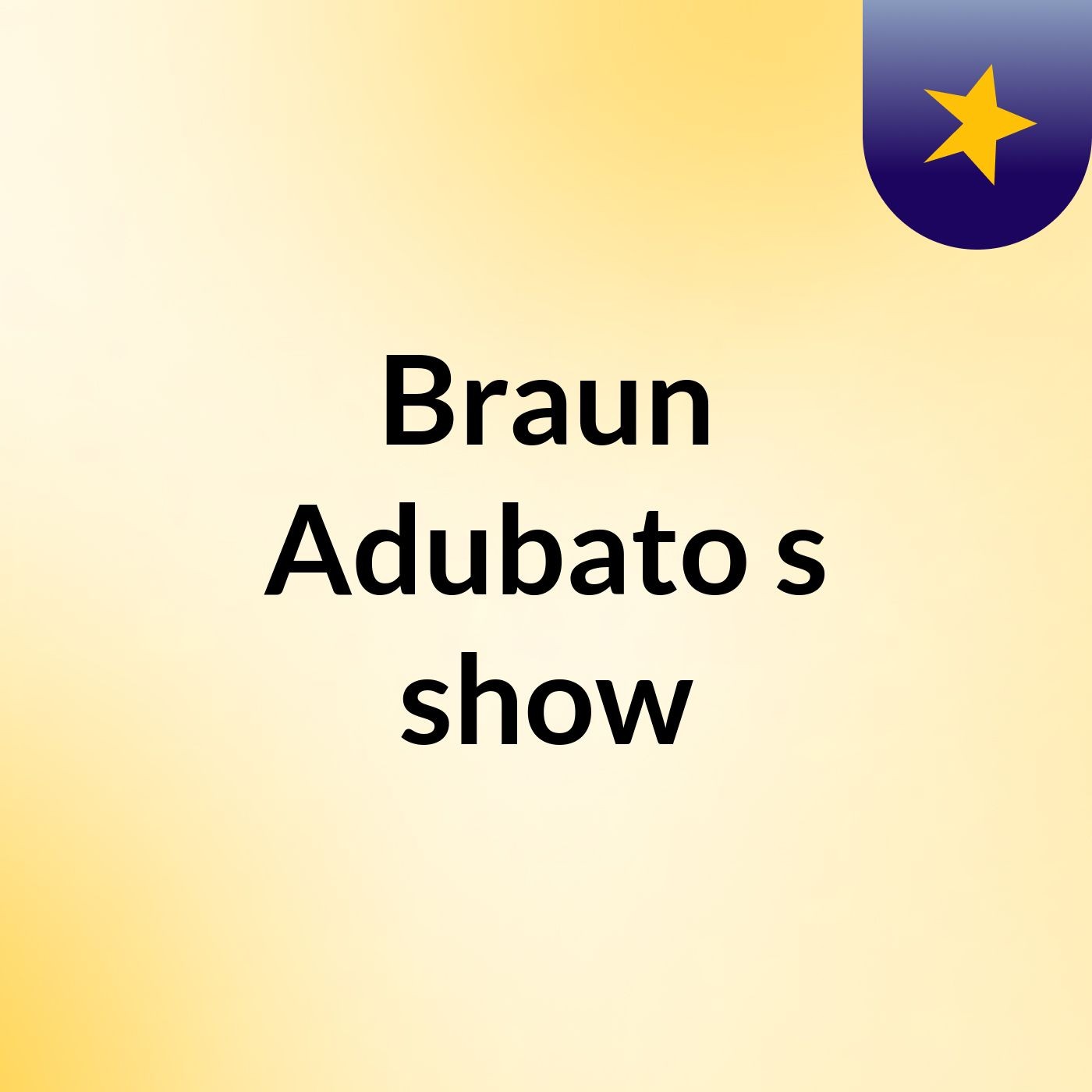 Braun Adubato's show