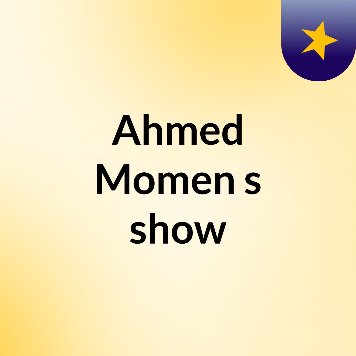 Ahmed Momen's show