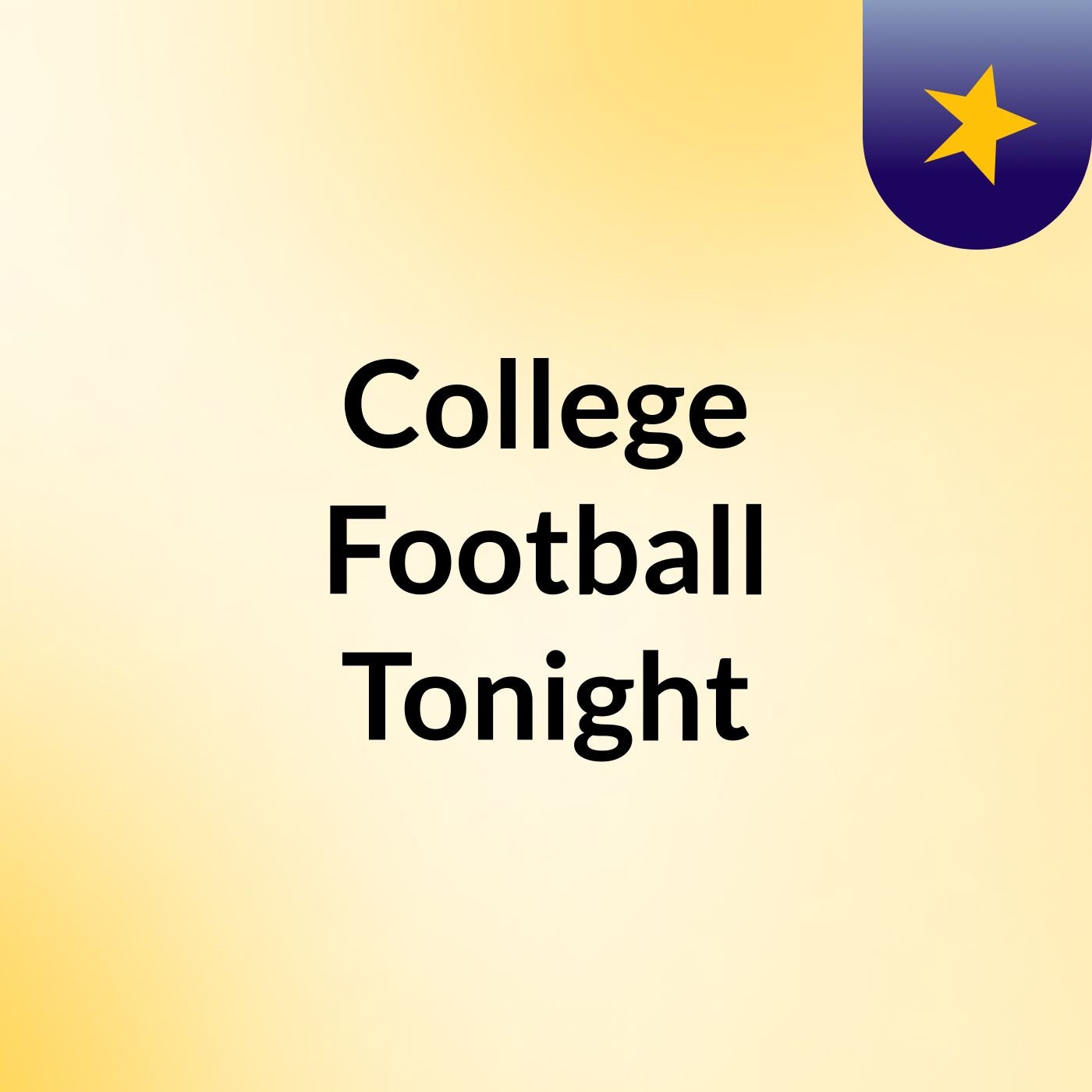 College Football Tonight