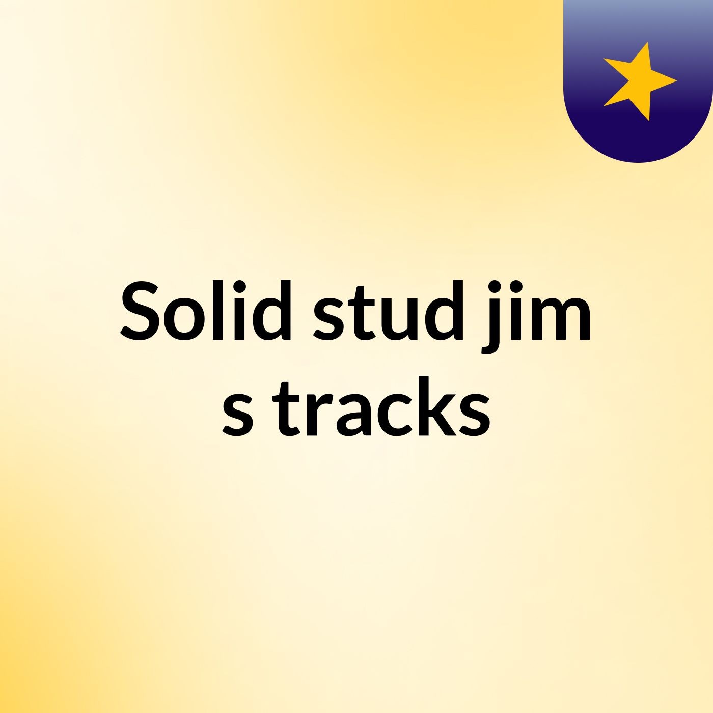 Solid stud jim's tracks