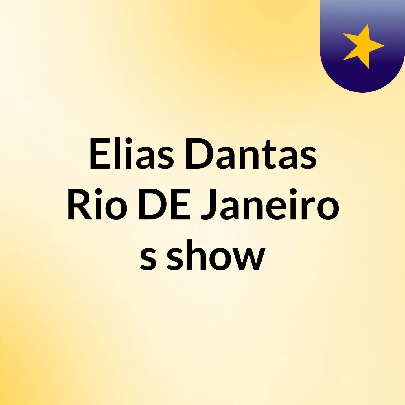 Elias Dantas Rio DE Janeiro's show
