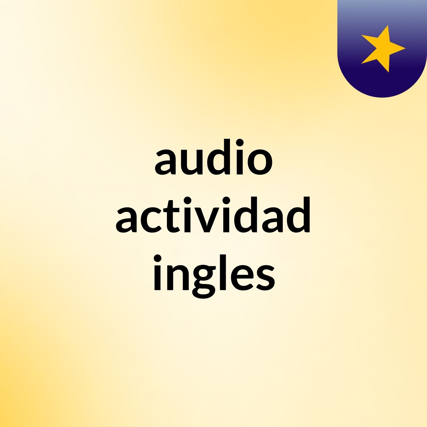 audio actividad ingles podcast artwork