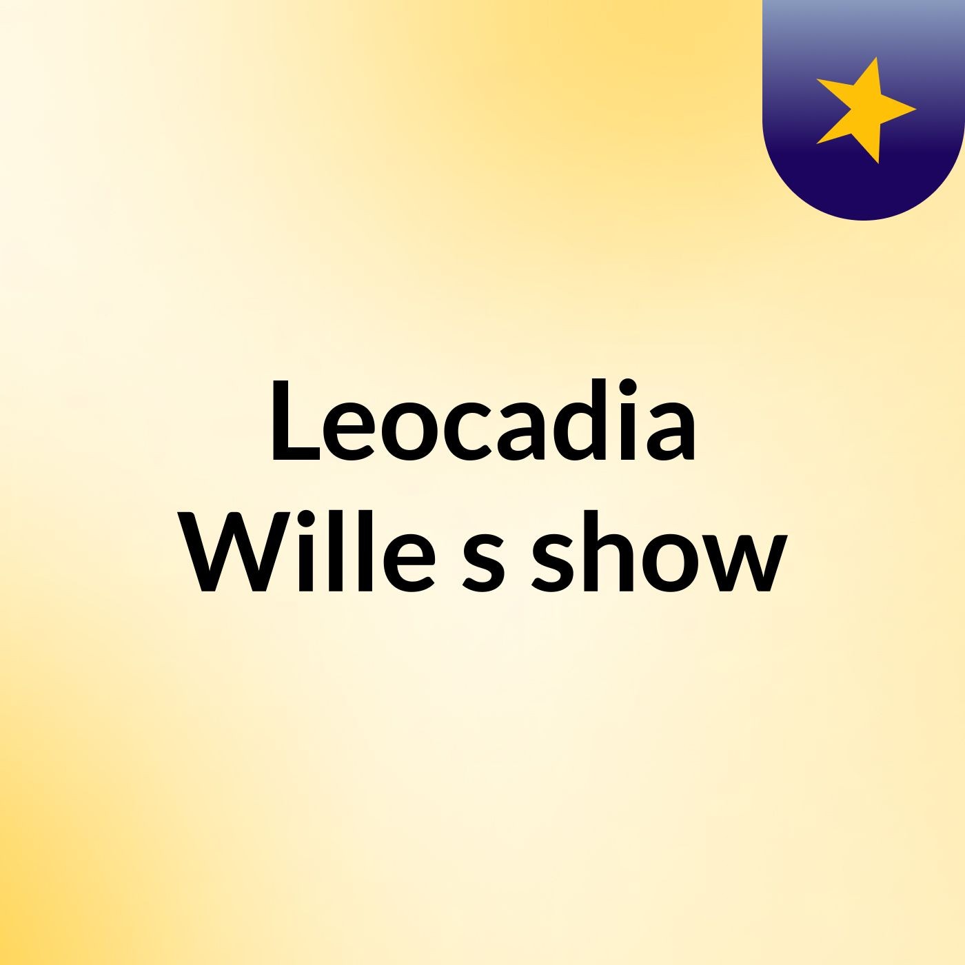 Leocadia Wille's show