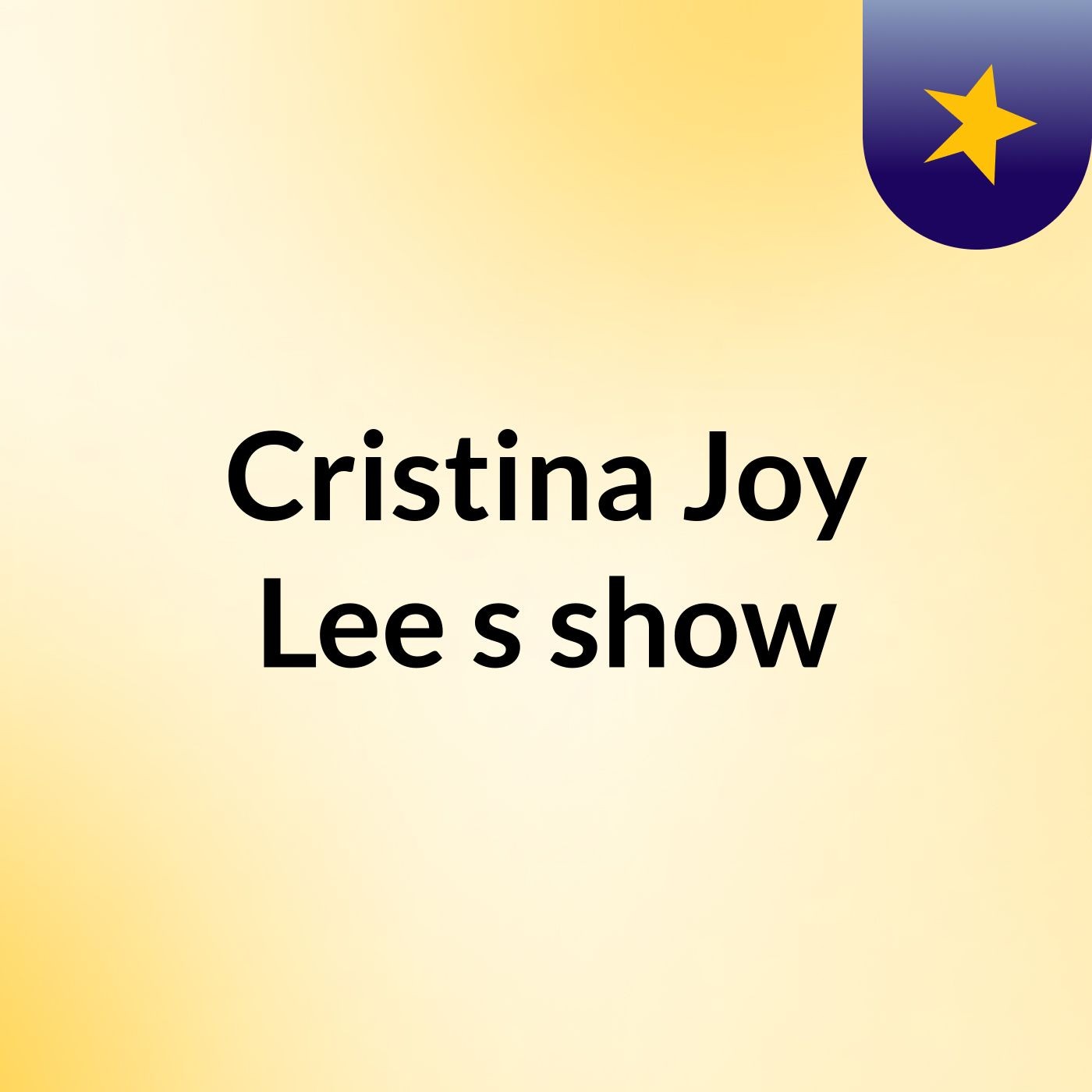 Cristina Joy Lee's show