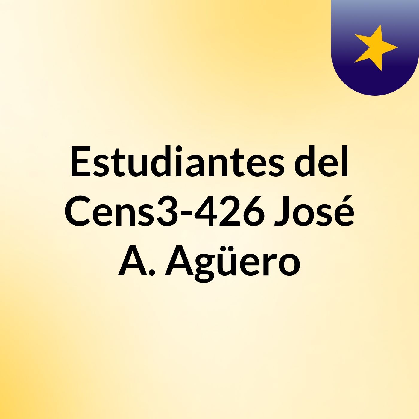Estudiantes del Cens3-426 José A. Agüero podcast artwork