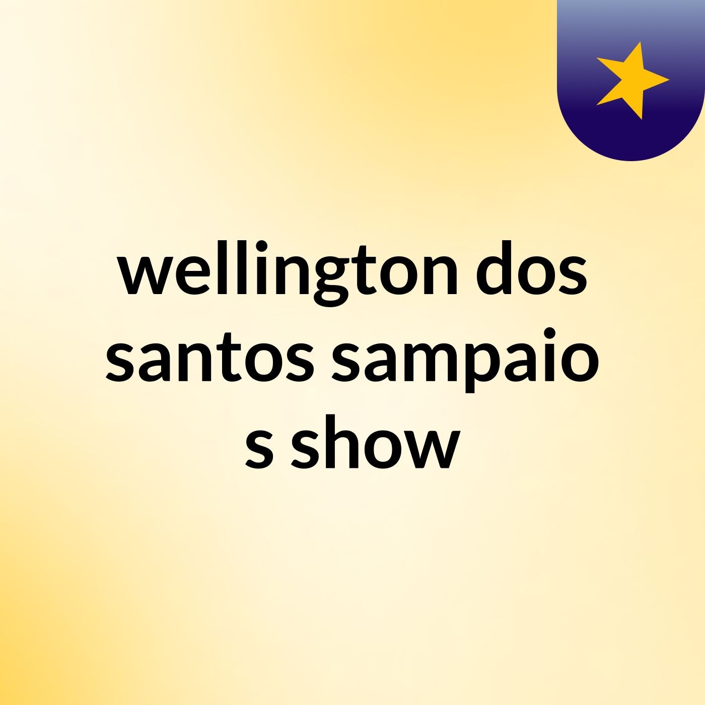 wellington dos santos sampaio's show