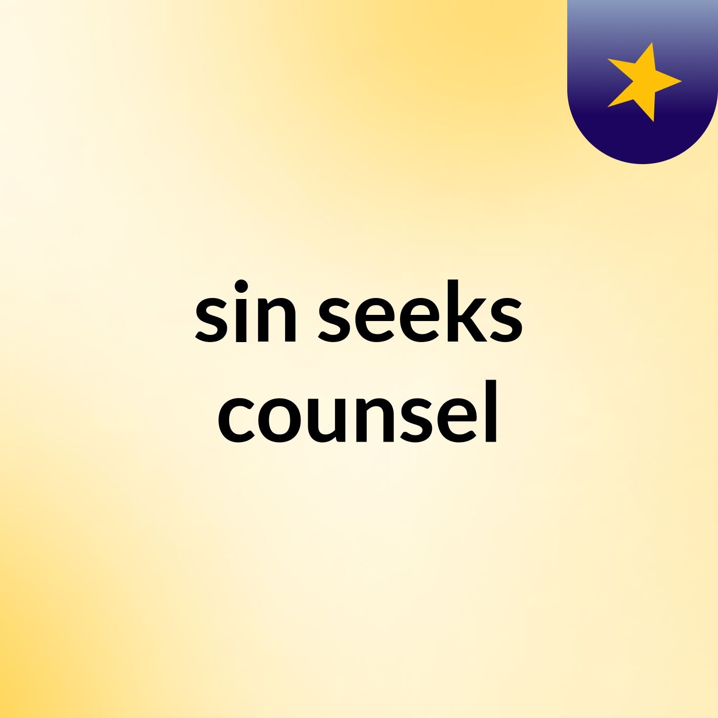 sin seeks counsel podcast artwork