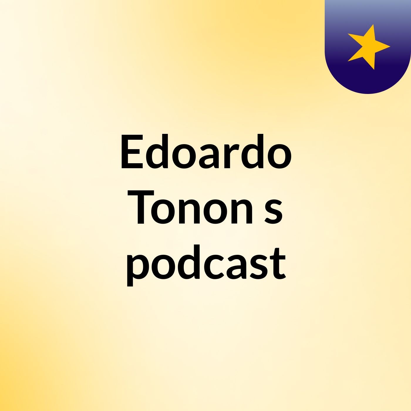 Edoardo Tonon's podcast