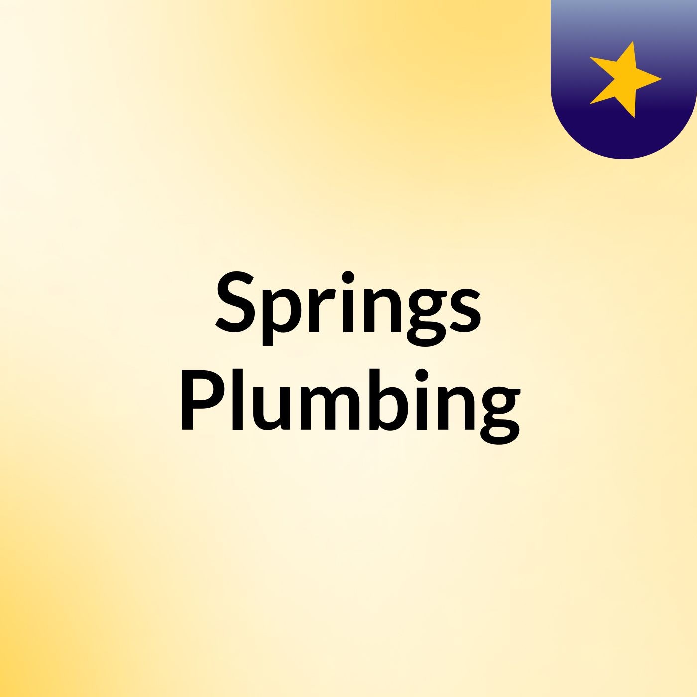 Springs Plumbing
