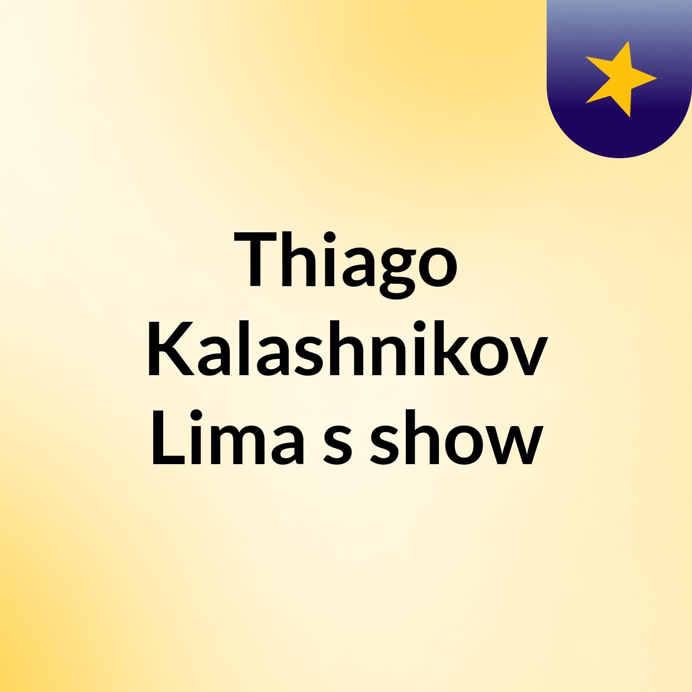 Thiago Kalashnikov Lima's show