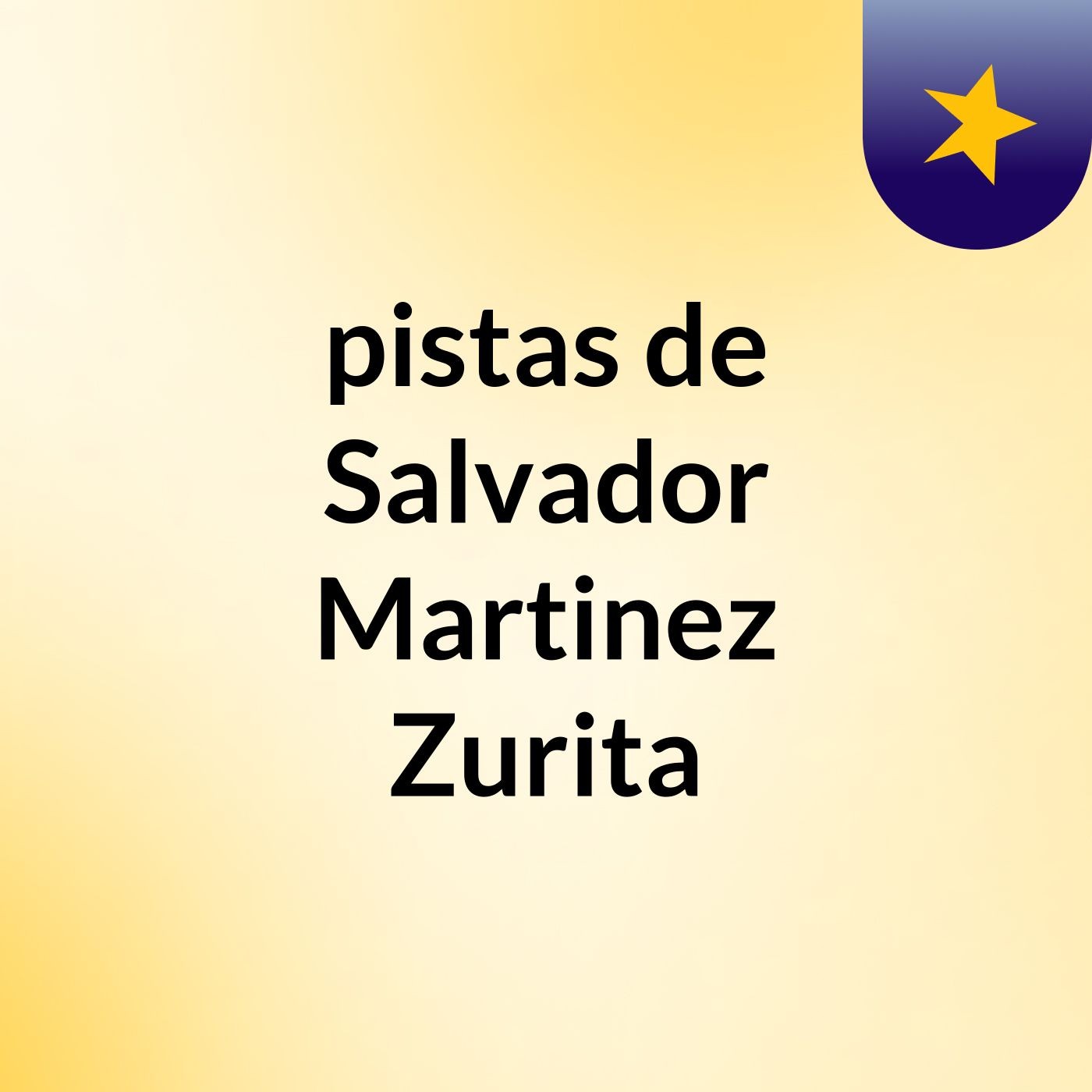pistas de Salvador Martinez Zurita