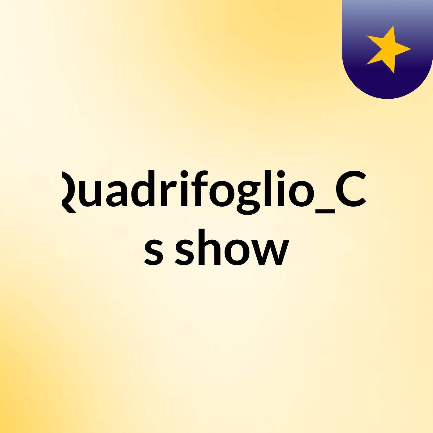 Quadrifoglio_CE's show