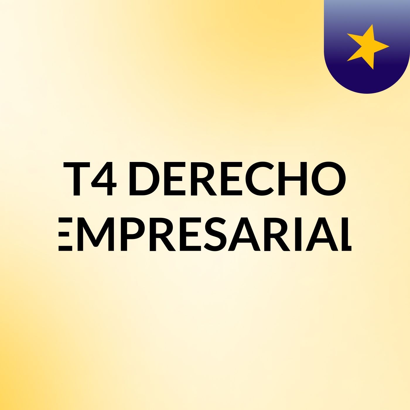T4 DERECHO EMPRESARIAL