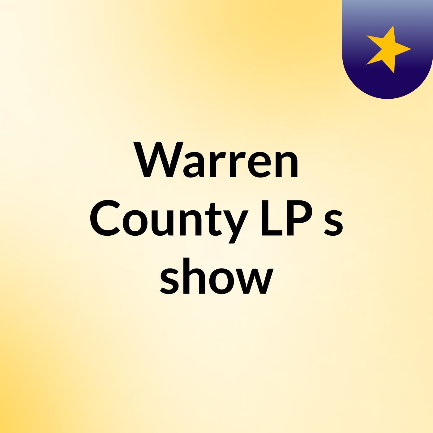 Warren County LP's show podcast artwork