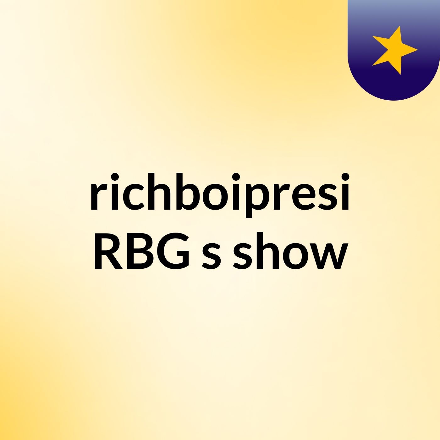 richboipresi RBG's show