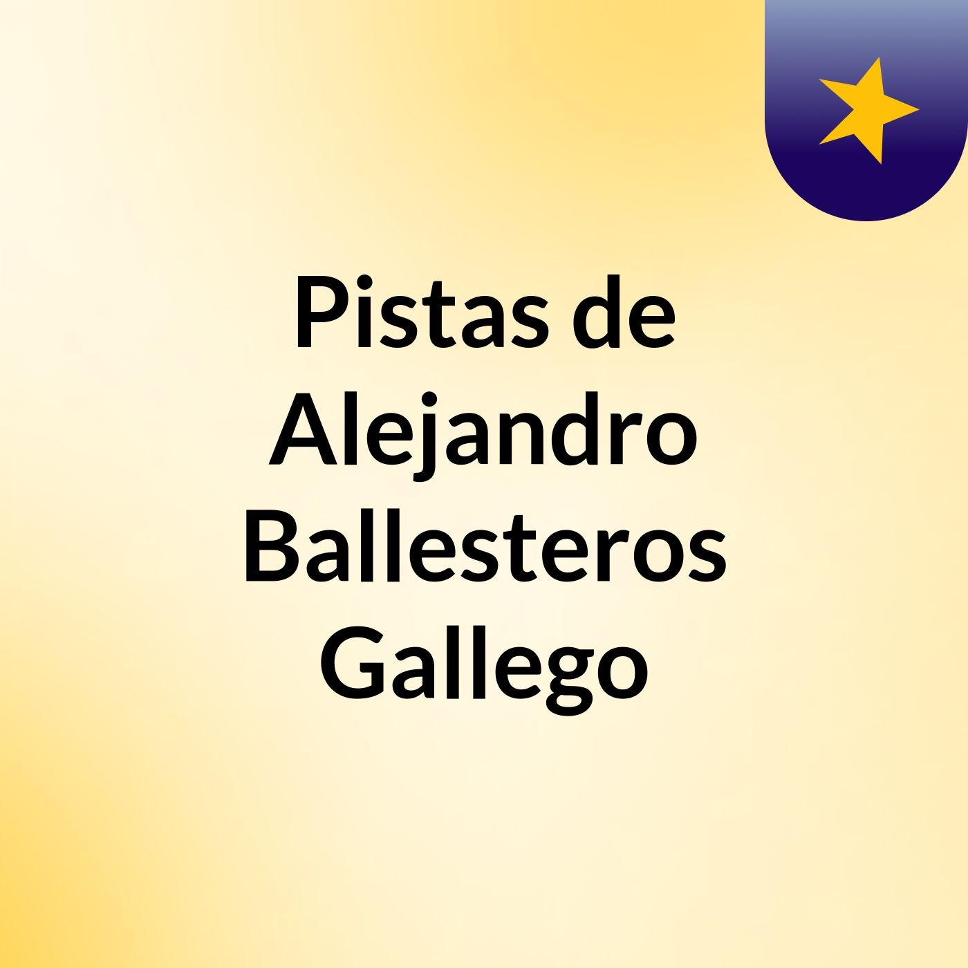 Pistas de Alejandro Ballesteros Gallego