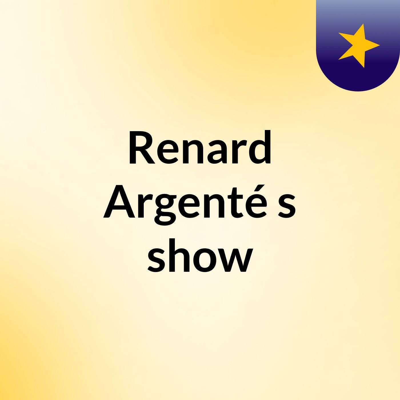 Renard Argenté's show