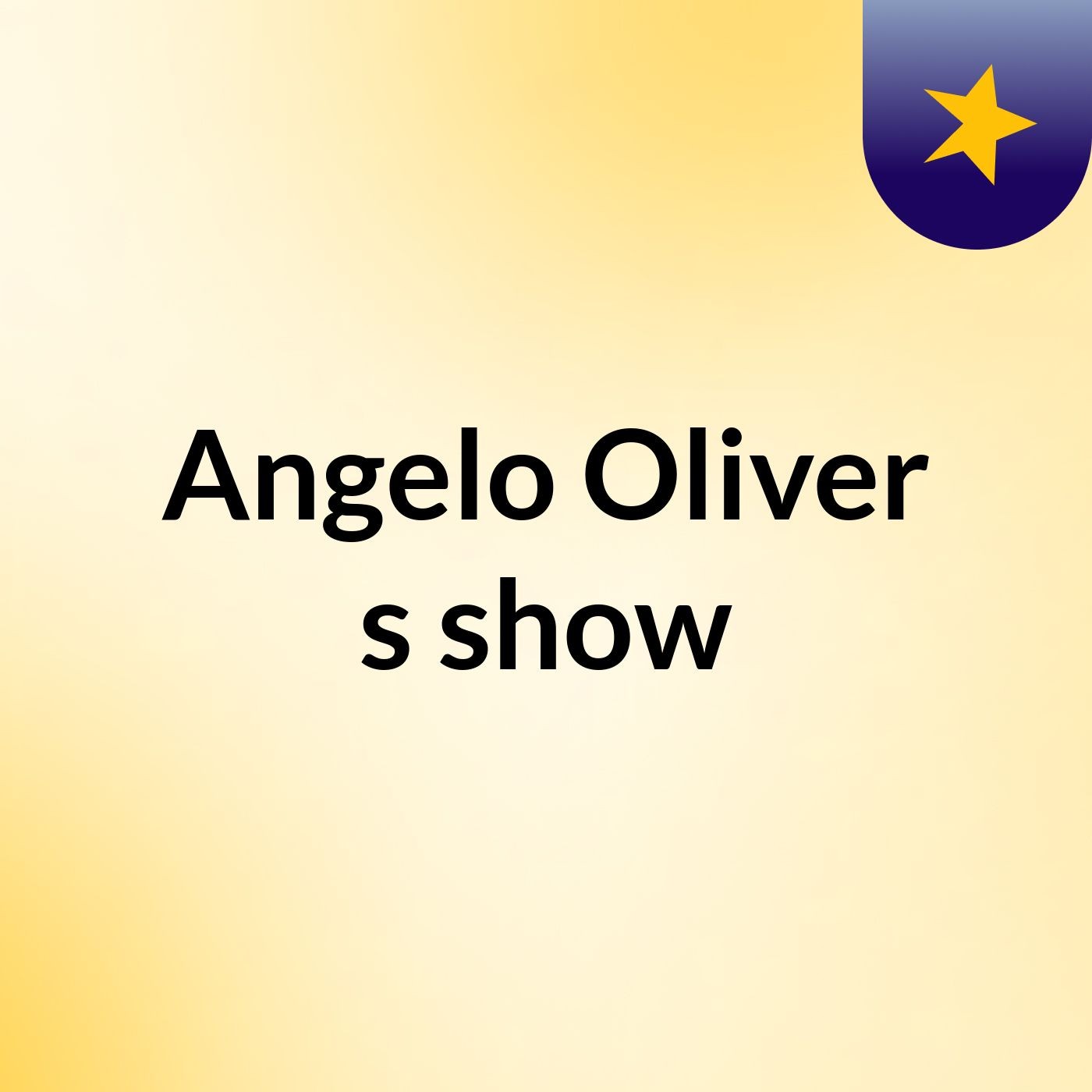 Angelo Oliver's show cover art