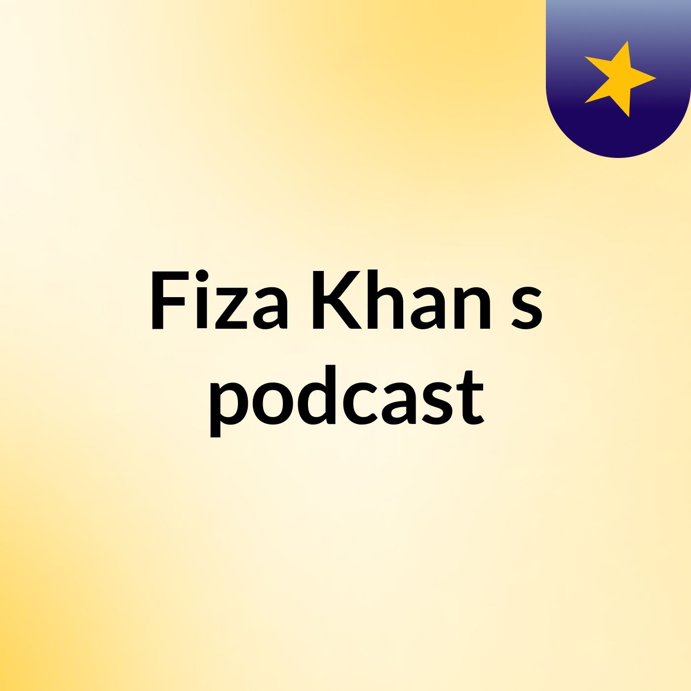 Fiza Khan's podcast podcast artwork