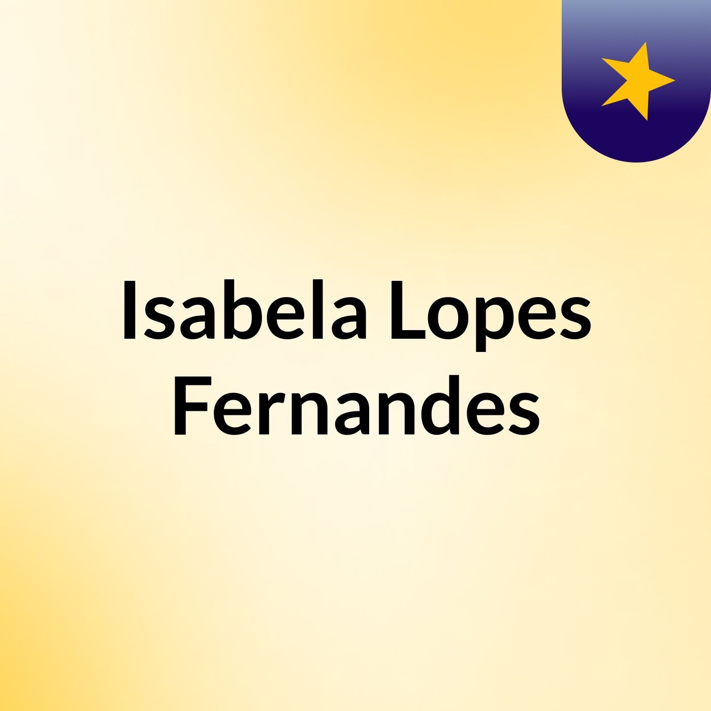 Isabela Lopes Fernandes