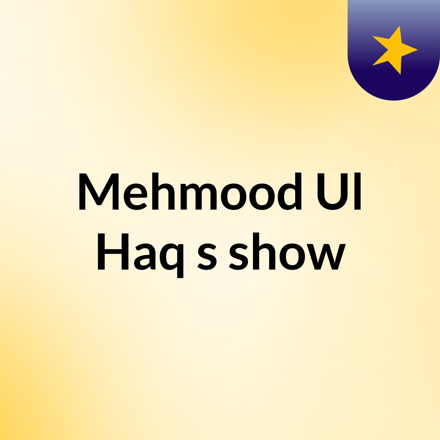 Episode 29 - Mehmood Ul Haq's show
