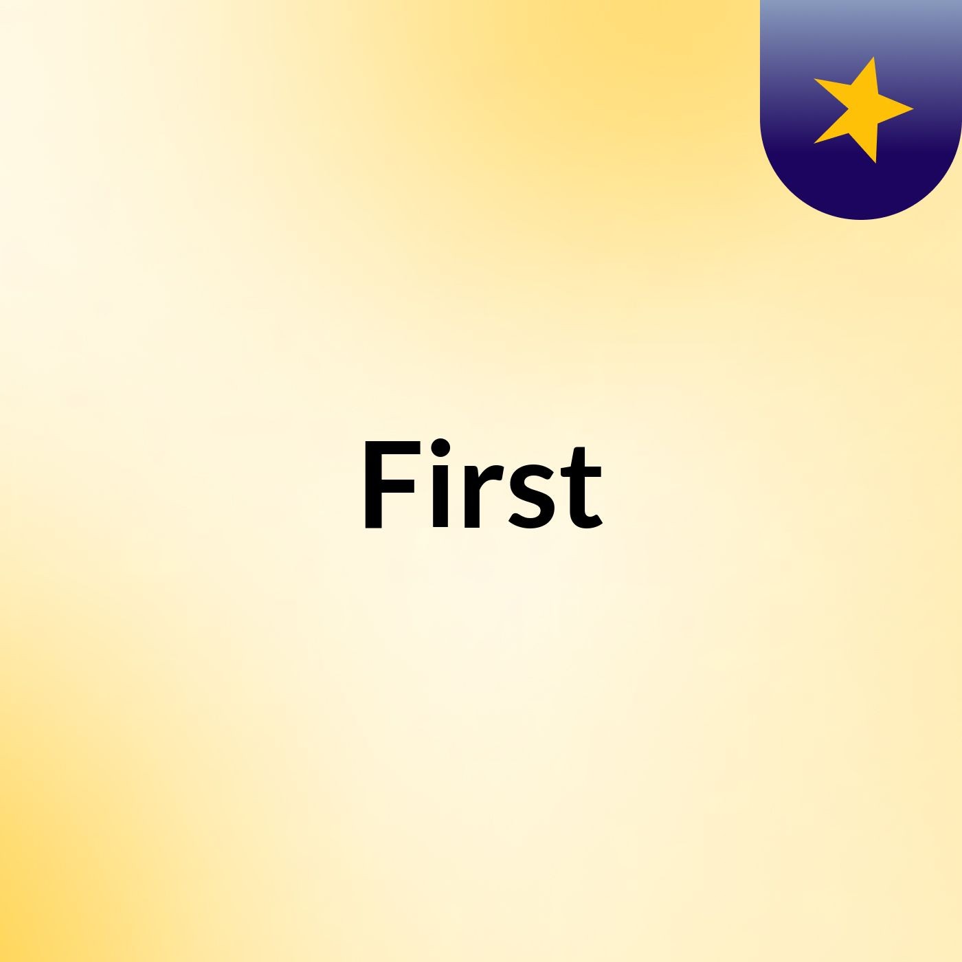 First