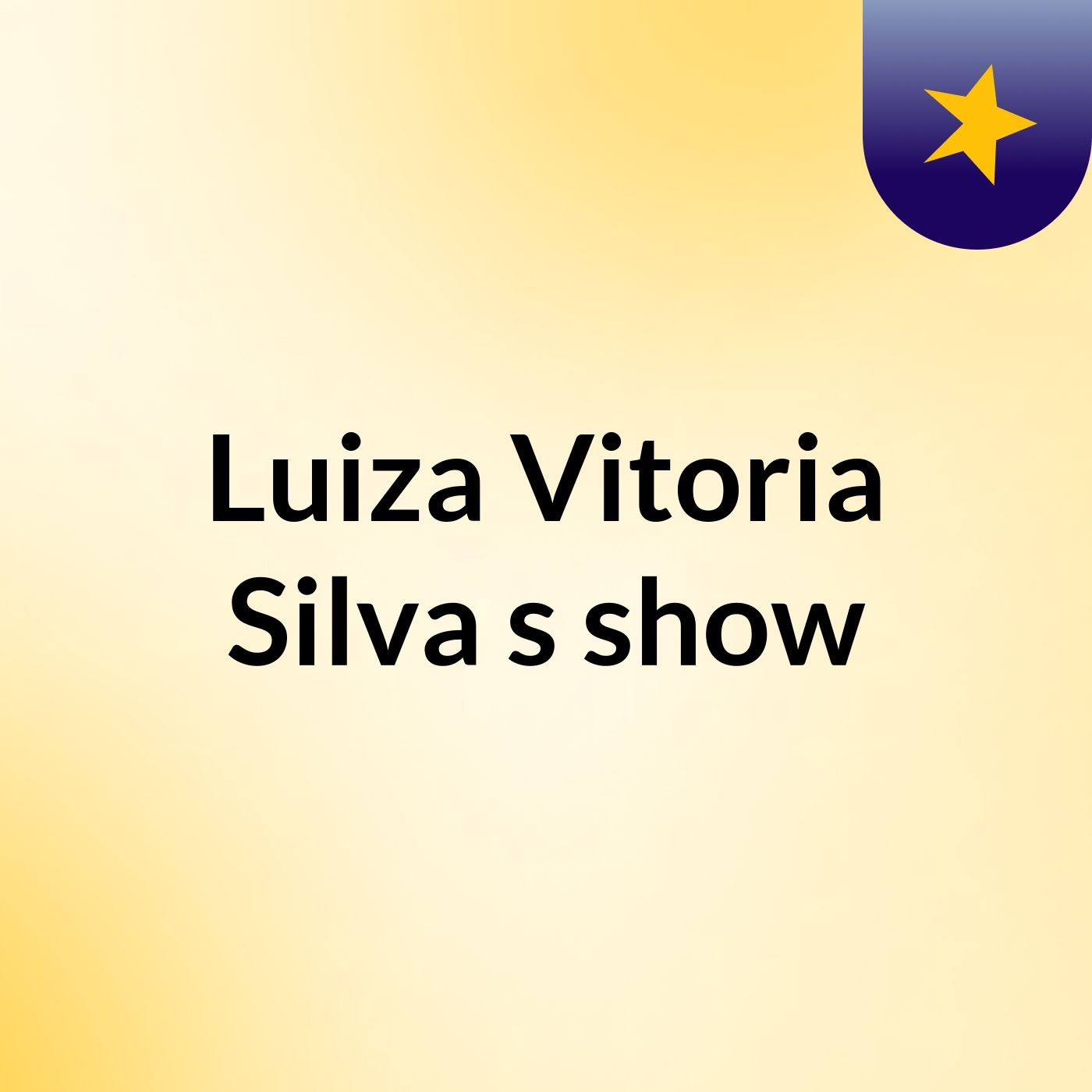Luiza Vitoria Silva's show