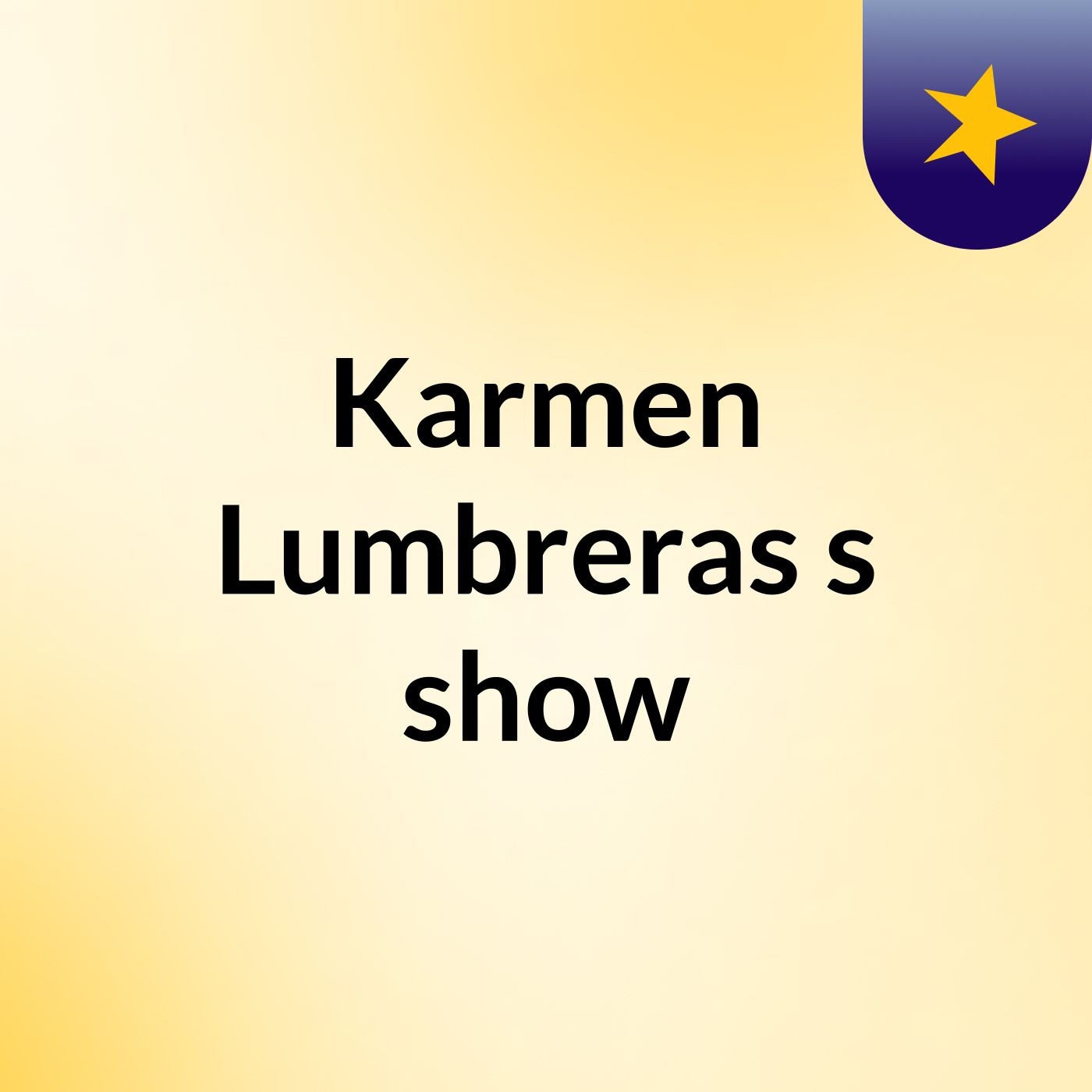 Karmen Lumbreras's show