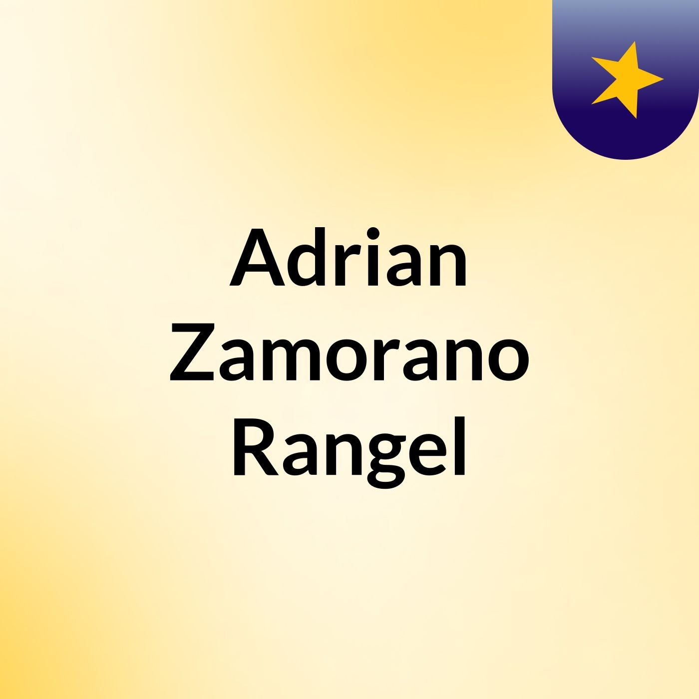 Adrian Zamorano Rangel
