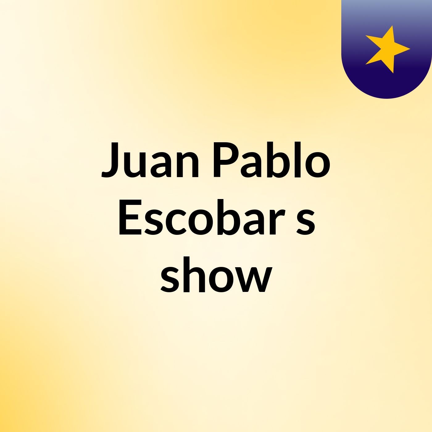 Juan Pablo Escobar's show