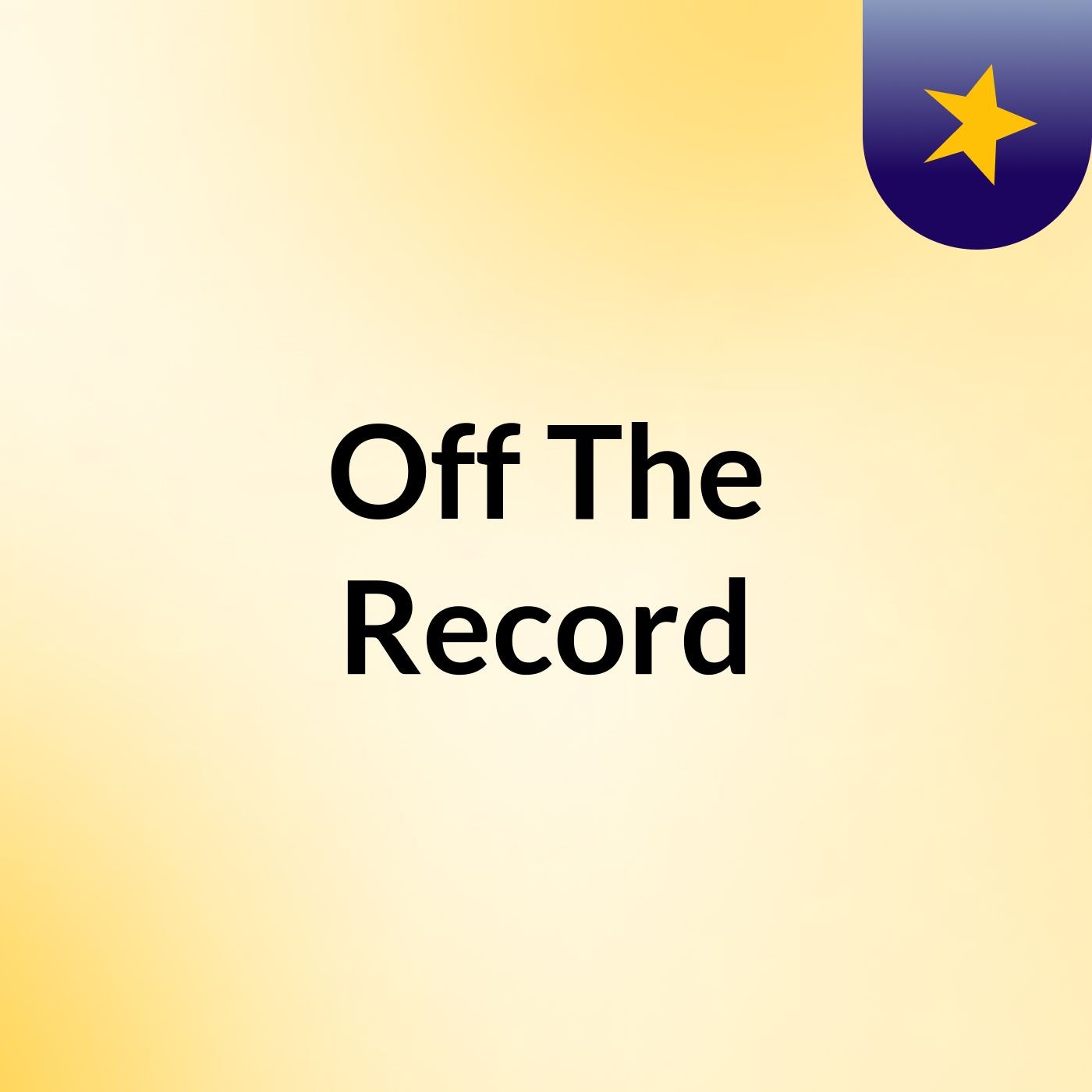 Off The Record podcast artwork