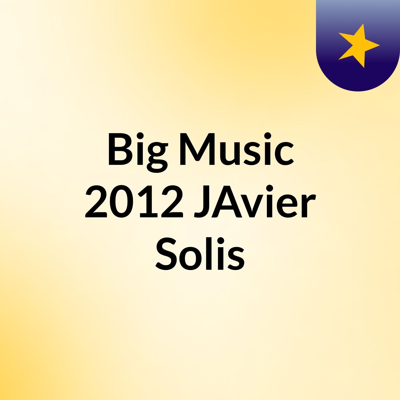 Big Music 2012 JAvier Solis