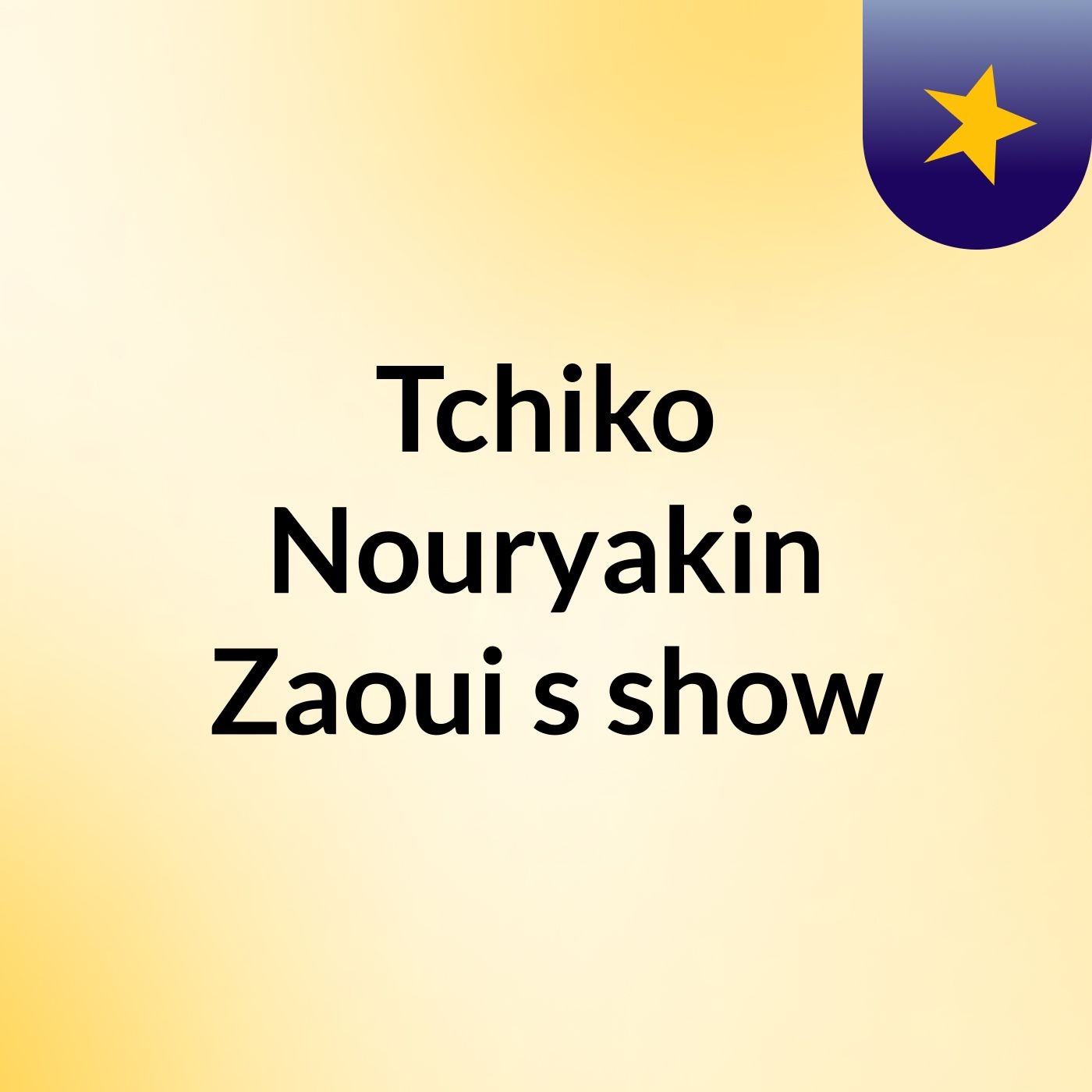 Tchiko Nouryakin Zaoui's show