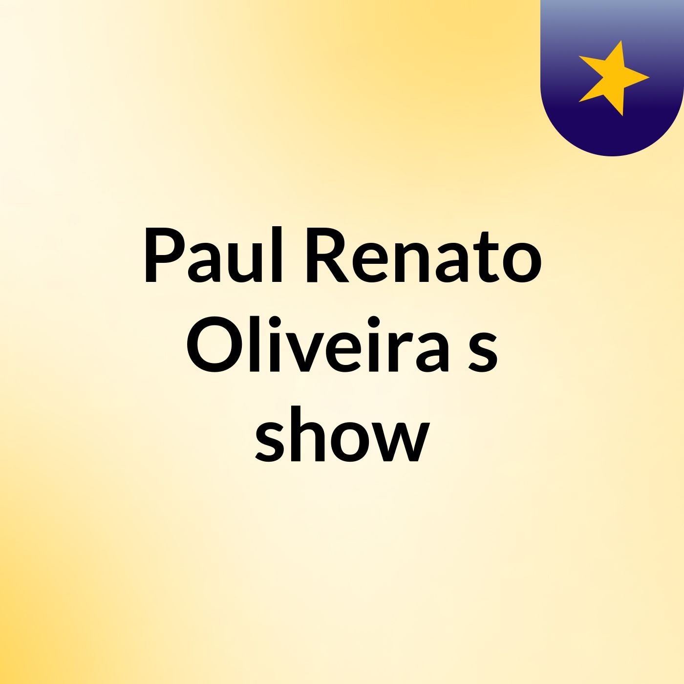 Paul Renato Oliveira's show