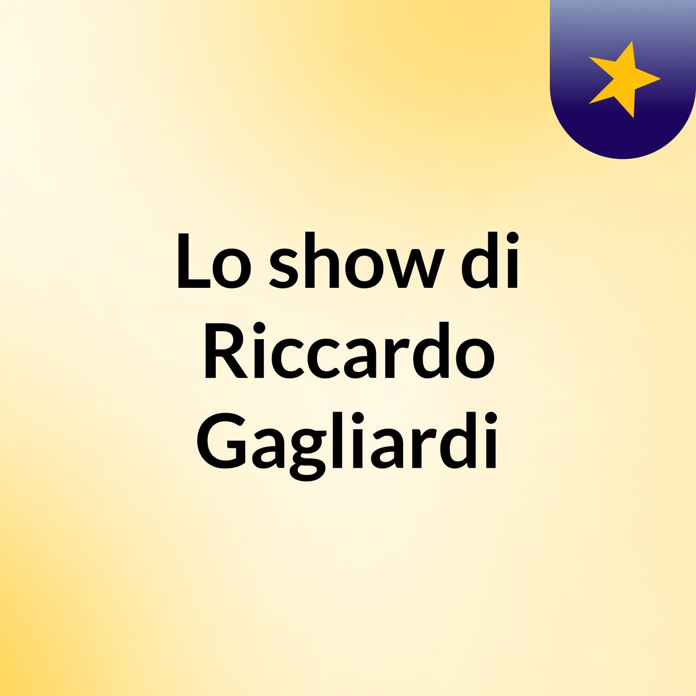 Lo show di Riccardo Gagliardi